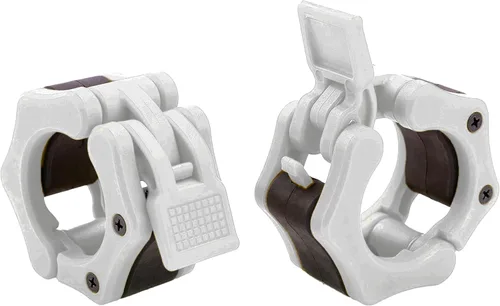 Miniatura 9 de Abrazaderas/Collares de Barra Olímpica de Liberación Rápida Par de Clips de Peso para Barra de 2 Pulgadas AZUL