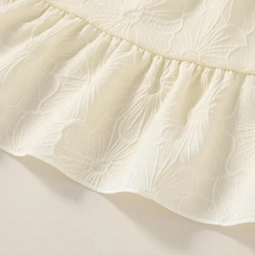 Miniatura 6 de YOUNGER TREE - Vestido de verano para bebé o niña pequeña, con mangas con volantes, halter, casual, para la playa, vestido de verano para niños