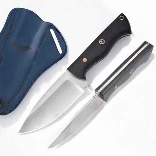 Miniatura 22 de Cuchillos de Damasco Hechos a Mano Personalizados de Acero de Damasco Cuchillo de Caza para Desollar, Camping, Exterior - Cuchillos de Caza de Hoja