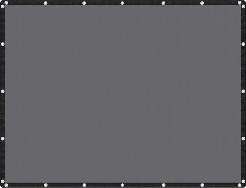 VICLLAX Tela de sombra 90% con ojales reforzados, tela de protección solar para exteriores, patio, jardín, pérgola, toldo, 8 x 12 pies, gris oscuro