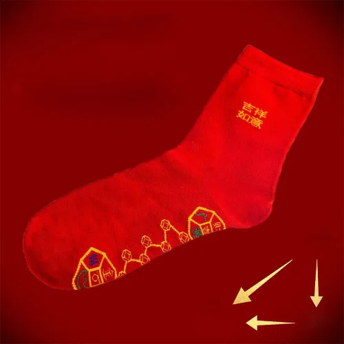Miniatura 5 de oliwex Feng Shui - Calcetines de siete monedas para hombre y mujer