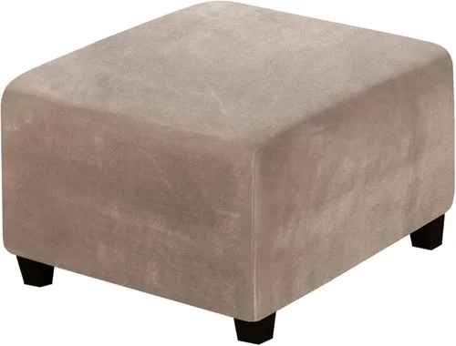 Miniatura 24 de H.Versailtex. - Funda de terciopelo elástico ajustable, rectangular, para taburete o caja de almacenamiento,1 pieza, elástica, ajustable