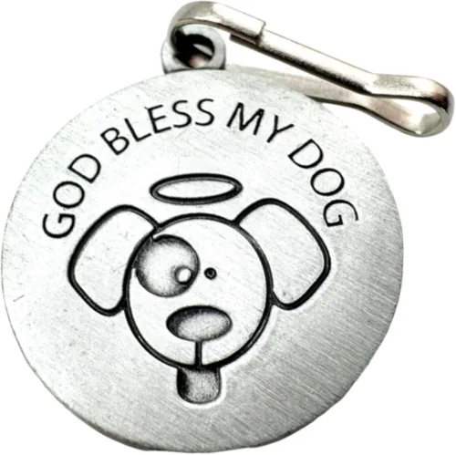 Miniatura 3 de Westmon Works Juego de medalla de perro de San Francisco con tarjeta santa de San Rocco patrón de perros