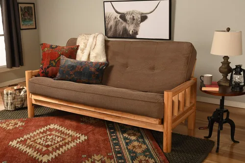 Miniatura 10 de Kodiak Futons - Marco de futón convertible en acabado natural