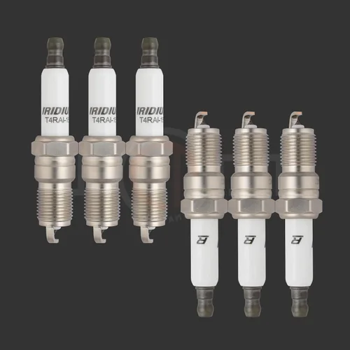 Miniatura 2 de Bujías de repuesto automotrices 41-101, 6 bujías de iridio ITR4A15 compatibles con Aztek 2002-2005, Bonneville 1996-2003, Grand Am 2002-2005, Grand