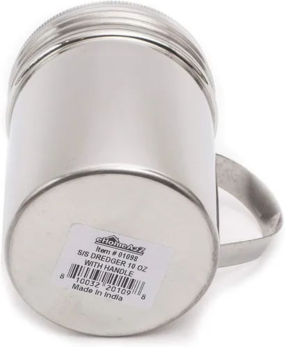 Miniatura 8 de Espolvoreador de Acero Inoxidable Ideal para Sal, Especias, Azúcar, Harina (1, 10 oz)