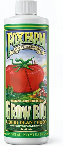 Miniatura 8 de FoxFarm Grow Big - Alimento líquido para plantas en floración - Fertilizante para flores, frutas y verduras, perfecto para plantas en macetas