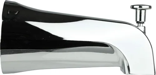 Miniatura 2 de Danco Caño de bañera con desviador, para casas móviles y vehículos recreativos, se adapta a tubos IPS de 1/2 pulgada, metal con acabado cromado