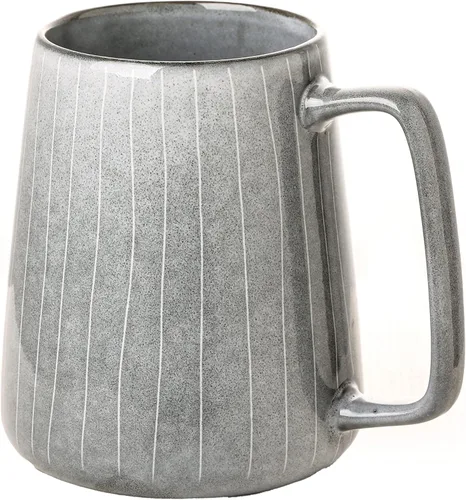 Miniatura 8 de Tazas de café grandes de cerámica, 21 onzas, diseño de mango grande, taza de té y café extra grande para oficina y hogar, aptas para microondas