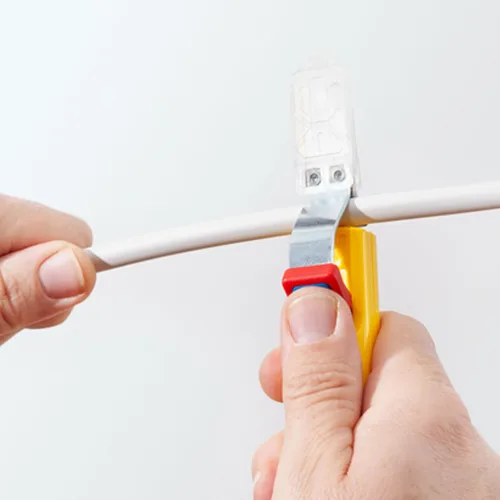 Miniatura 3 de Jokari 10280 Secura - Cuchillo pelacables para todos los cables redondos estándar, n.º 28 de alto, 6.7 in de largo x 1.1 in de ancho x 1.4 in de alto