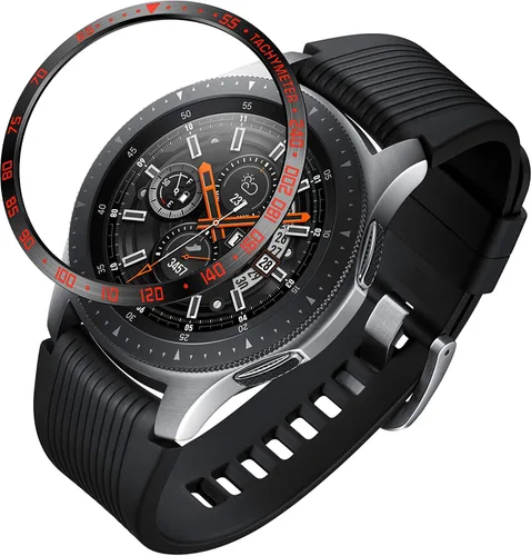 Miniatura 8 de BaiHui - Anillo de bisel compatible con Galaxy Watch de 1.81 pulgadas / Galaxy Gear S3 Frontier y anillo bisel clásico, cubierta de protección