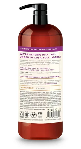 Miniatura 2 de Soapbox Champú de biotina, biotina y súper champú de frutas para cabello fino, fino y adelgazante Volumizador y reparación para promover