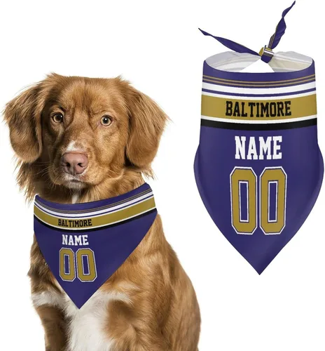 Miniatura 8 de Arizona - Bandana de fútbol para perro, diseño personalizado, número de nombre, regalos para gatos