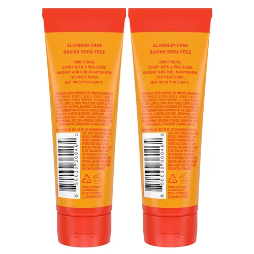Miniatura 2 de Mando Desodorante para todo el cuerpo para hombres, crema invisible, control de olores de 72 horas, sin aluminio, sin bicarbonato de sodio, seguro