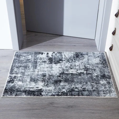 Miniatura 41 de Rugcomf Alfombra de pasillo de 2 x 6 pies, lavable, bohemio, suave, antideslizante, no desprende pelusa, lana sintética, estilo vintage para cocina