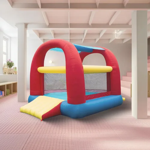 Miniatura 6 de Banzai Bounce 'N' Slide Cool Canopy - Casa inflable para interiores y exteriores con tobogán y soplador