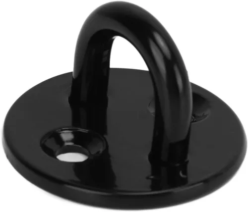 Miniatura 7 de Tissting Gancho para placa de ojo de acero inoxidable 304, diámetro de la base de 1.3 pulgadas, 5 ganchos redondos y resistentes para montaje