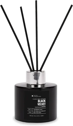 Set de Difusor de Caña Black Velvet, Difusor para el Hogar Inspirado en Hoteles de Lujo con Notas de Cítricos Picantes, Higo Negro Jugoso y Rosa