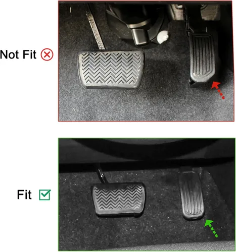 Miniatura 2 de CKE Compatible con Toyota Corolla 2026 2025 2024 2023 2022 2021 2020 2019 Accesorios Fundas Antideslizantes Deportivas para Pedal de Pie de Coche