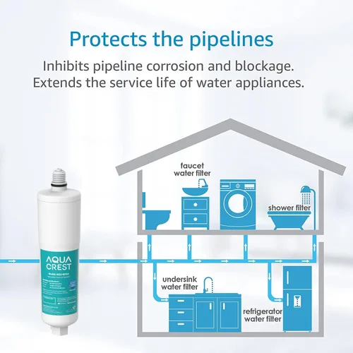 Miniatura 3 de AQUACREST AP431 Cartucho de repuesto para Aqua-Pure AP430SS, sistema de inhibición de básculas de agua para toda la casa, ayuda a prevenir