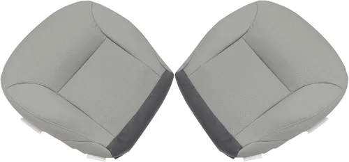GXARTS Funda de asiento de piel perforada para el lado del conductor y del pasajero, color gris, compatible con Lexus ES300 ES330 2002 2003 2004