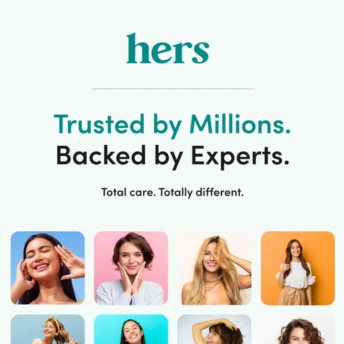 Miniatura 7 de Tratamiento para el crecimiento del cabello hers - Espuma tópica de minoxidil al 5% para mujeres - Fuerza extra - Apoya cabello más grueso