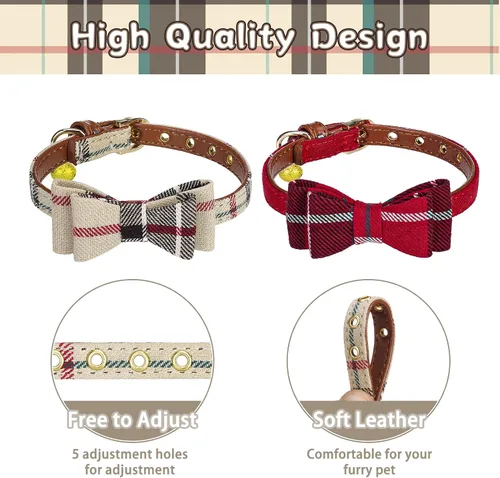 Miniatura 5 de PUPTECK Arnés de malla suave para perro con 2 collares – Chaleco acolchado cómodo para mascotas, arnés sin tirones, collar de perro pequeño a