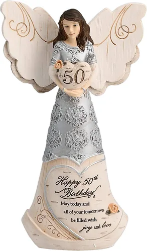 Miniatura 5 de Pavilion Gift Company 82413 Elements Angels - Bendición de cumpleaños: que los deseos de hoy te traigan hermosos mañanas Figura de ángel de 6