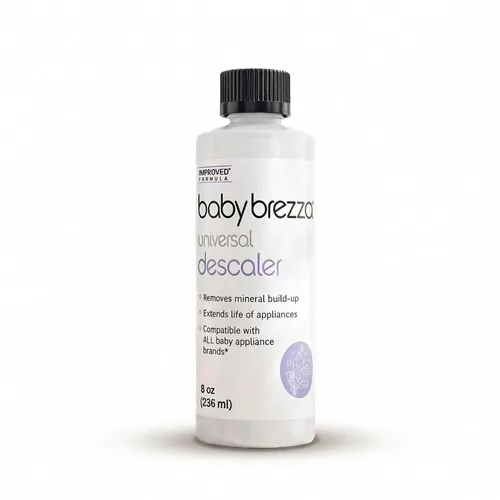 Baby Brezza Descalcificador de 8 oz. Fabricado en Estados Unidos. Solución descalcificadora universal para Baby Brezza y otros electrodomésticos