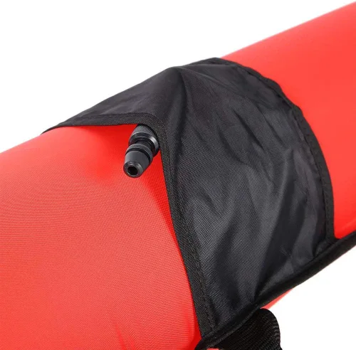 Miniatura 7 de Tbest Bandera flotante de buceo para esnórquel, flotador inflable, bola de boya inflable, bandera de buceo y bandera para buceo inflable