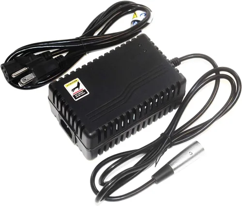 Cargador de batería con conector XLR para scooters eléctricos y sillas de ruedas, apto para movilidad del orgullo, silla eléctrica Jazzy, Drive