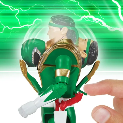 Miniatura 5 de Power Rangers Re-Ignition - Figura de acción de 6 pulgadas Auto Morphin, Green Ranger