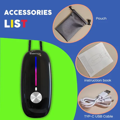 Miniatura 9 de Purificador de aire portátil, collar purificador de aire personal, mini ionizador de aire portátil elimina Pm2.5, polen, humo, polvo
