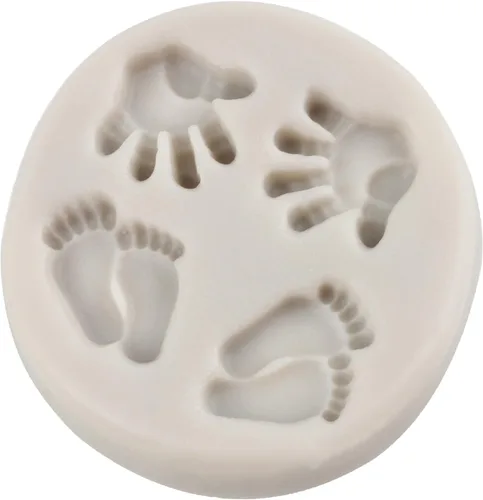 Miniatura 5 de Molde de caramelo para pies de bebé, moldes de silicona para decoración de tartas, decoración de cupcakes, fondant, pasta de goma de chocolate