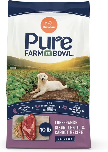 Miniatura 18 de Canidae Pure Farm to Bowl - Alimento seco para perros con cordero criado en pastos y batata, sin granos, 4 libras