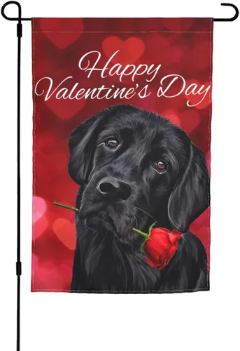 Miniatura 28 de Bandera Hello Spring de jardín de Bernese Mountain Dog de 12 x 18 pulgadas de doble cara vertical pequeña para decoración de exterior de vacaciones