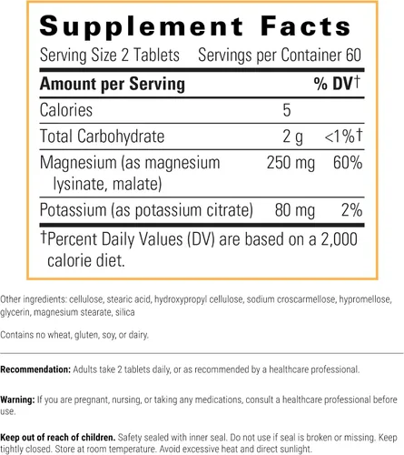 Miniatura 2 de Integrative Therapeutics Krebs Complejo de magnesio y potasio - Suplemento mineral para apoyar la función cardíaca* - Soporte de energía celular*