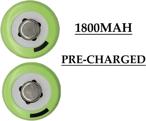 Miniatura 8 de 12 baterías recargables Ni-MH 1.2V AA 1800mAh doble A, precargadas para ratones inalámbricos, reloj despertador, luces solares de jardinería al aire
