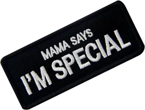 Miniatura 3 de Mama Says I'm Special Tactical Morale Emblem - Parche de gancho y bucle bordado