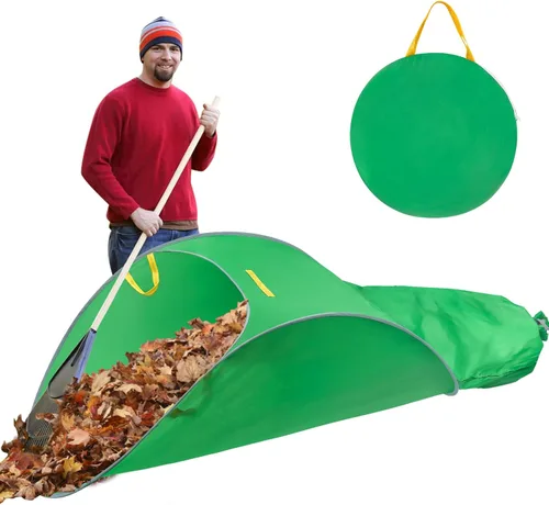 UQM Recolector de Hojas, Bolsas de Hojas Emergentes Portátiles Extra Grandes, Herramientas Plegables para Recoger Hojas, Bolsas de Jardín