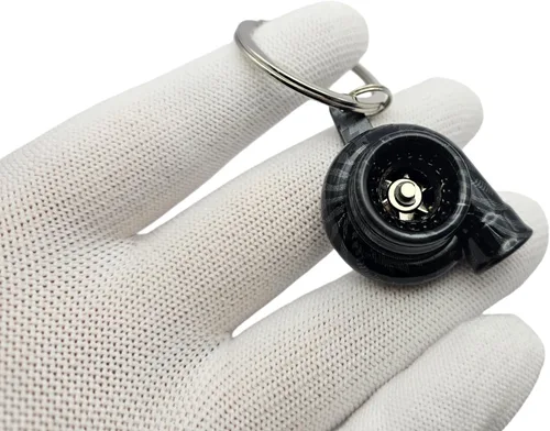 Miniatura 5 de GT/ Rotors Turbo llavero de metal giratorio turbocompresor automotriz mini pieza de coche llavero llavero