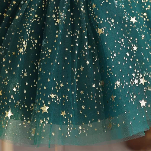 Miniatura 6 de Nileafes Vestido de princesa de tul para niñas pequeñas, vestido tutú de fiesta