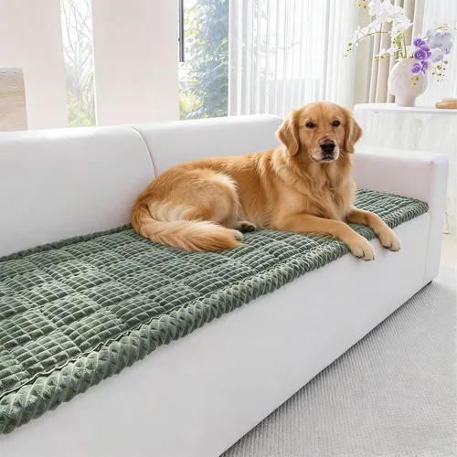 Miniatura 14 de Funda de sofá para perros, lavable, antideslizante, para proteger los muebles (Z-Camel, 27.6 x 59 pulgadas/27.6 x 59.1 in)