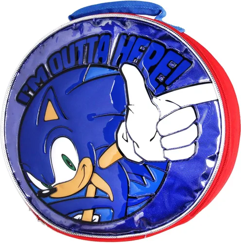 Miniatura 5 de AI ACCESSORY INNOVATIONS Sonic The Hedgehog - Mochila de 16 pulgadas de moldeado rápido, bolsa de cincha, juego de 5 piezas