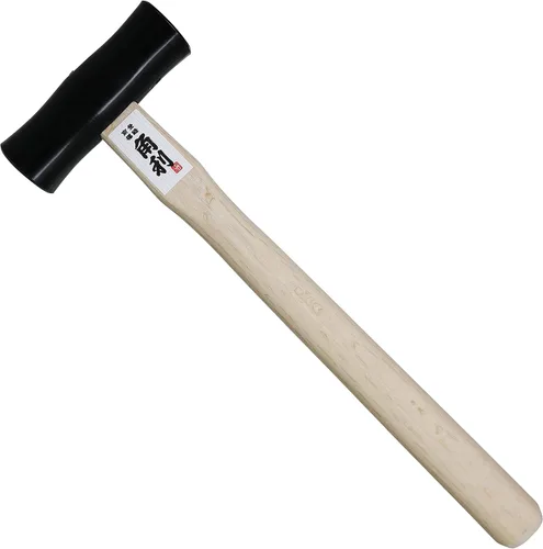 Miniatura 10 de KAKURI Martillo de cincel de 10.5 oz (300 g) Martillo japonés para carpintería para cincel, plano, clavo, acero al carbono japonés resistente, Negro