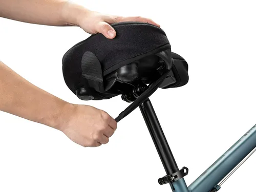 Miniatura 5 de Schwinn Cruise - Funda de asiento de bicicleta de espuma viscoelástica de doble correa, funda de sillín para mayor comodidad, espuma viscoelástica
