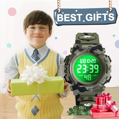 Miniatura 7 de Reloj impermeable multifuncional LED para niños - Regalos para niños