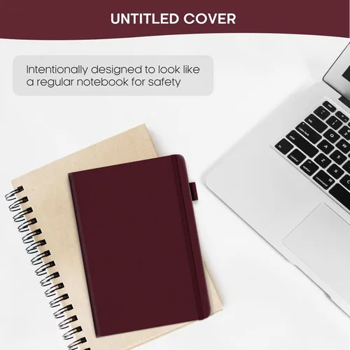 Miniatura 172 de Taja - Libreta de contraseñas con pestañas alfabéticas para personas mayores, cuaderno de contraseñas y registro detallado de direcciones de sitios