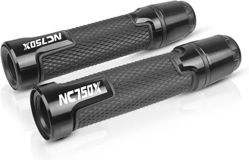 Motocicleta para H&ONDA NC750X NC 750 X Cafe Racer 22MM aluminio plástico manillar de motocicleta manillar mango tapa extremo (color negro)