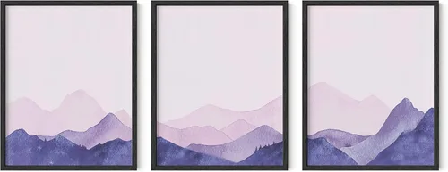 Miniatura 35 de HAUS AND HUES Arte de pared moderno de mediados de siglo, decoración bohemia para pared, juego de 3 impresiones artísticas de sol, decoración